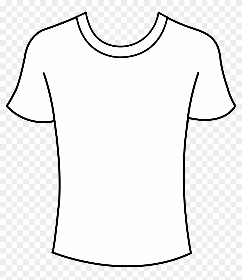 T Shirt Shirt Outline Hd Image Clipart - Png Download #203519