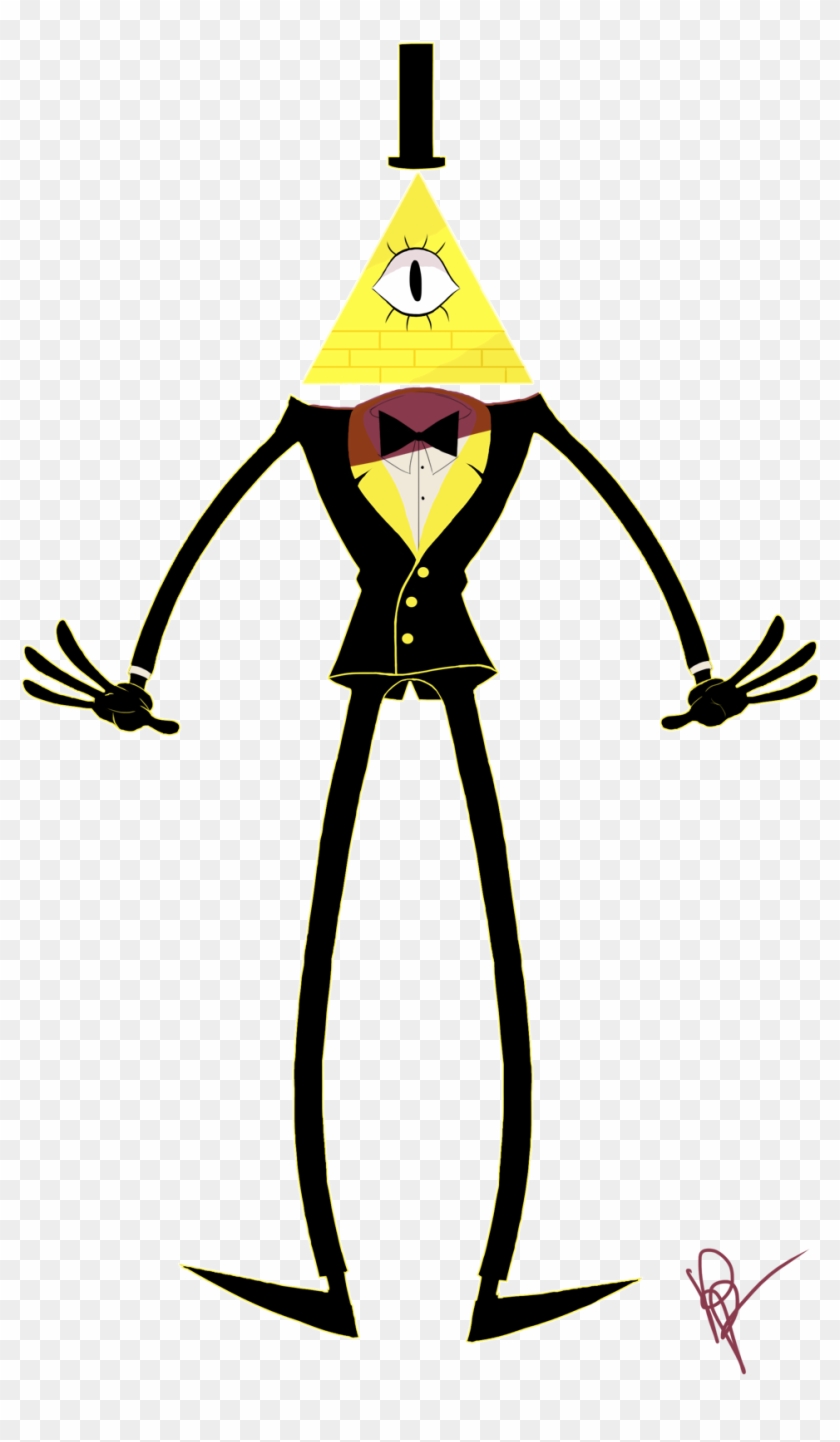 “i Love Bill Cipher, The Evil Sentient Dorito Chip - Object Head Bill Cipher Clipart