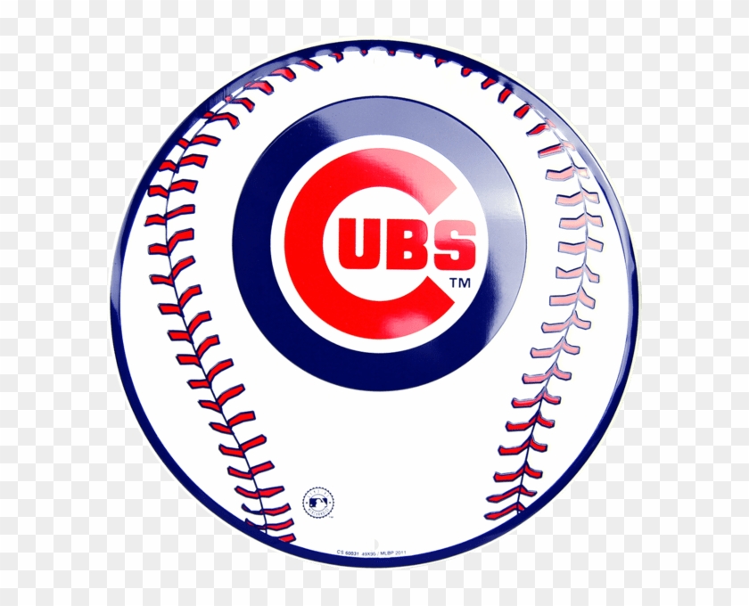 Chicago Cubs Ball - Clip Art Cubs Baseball - Png Download