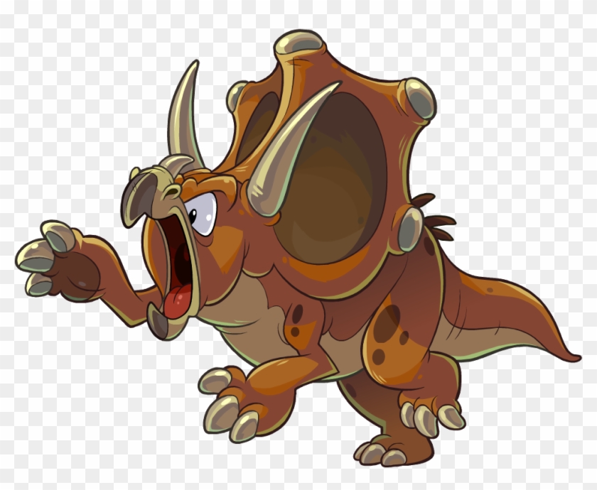 Triceratops Clipart Dinosuar - Club Penguin Dinosaur - Png Download #204176