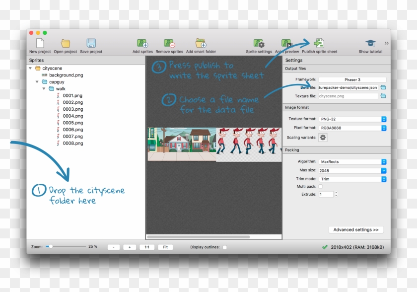 Creating Sprite Sheets For Phaser - Phaser 3 Sprite Sheet Json Clipart