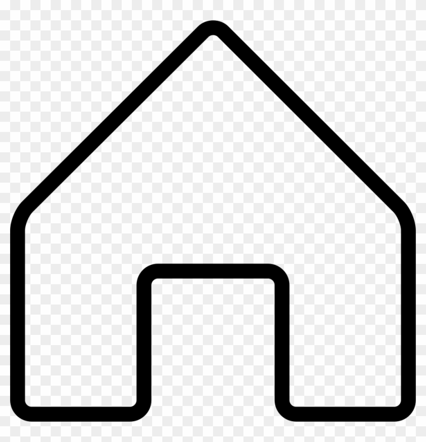 Png File Svg - Home Outline Png Icon Clipart #204447