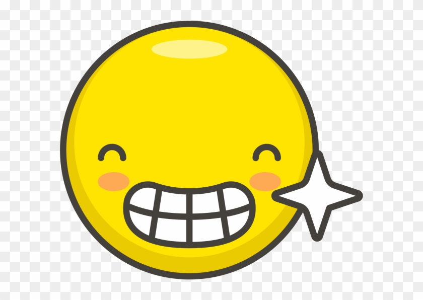 Beaming Face With Smiling Eyes Emoji - Smiley Clipart #204556