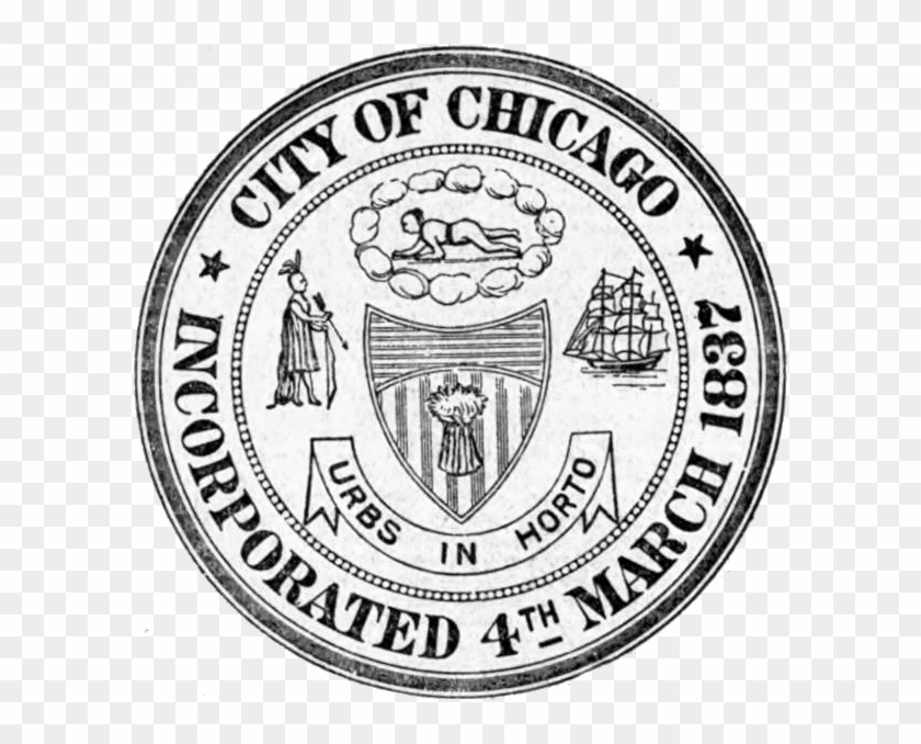 Seal Of Chicago, Illinois - Chicago Seal Clipart #204589