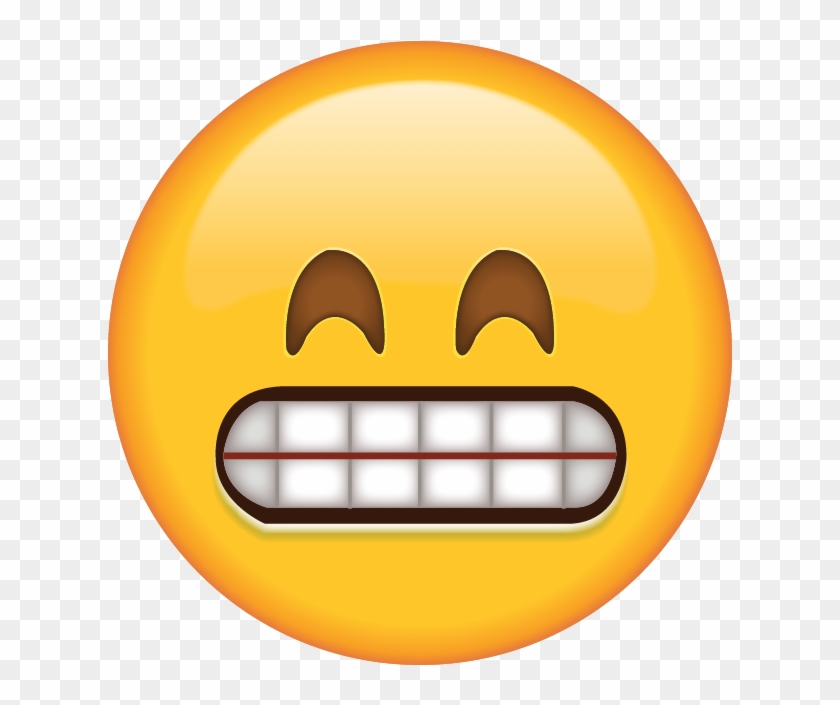 The Cheeky Grin On This Emoji Will Match The Expression - Grinning Emoji Clipart