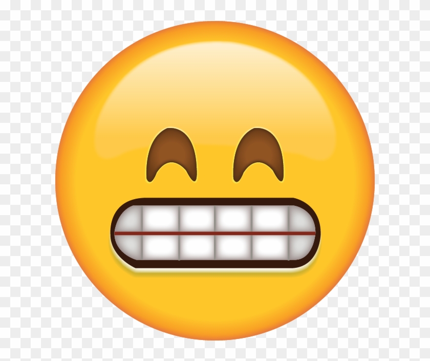 The Cheeky Grin On This Emoji Will Match The Expression - Grinning Emoji Clipart #204714