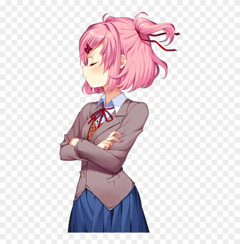 Doki Doki Literature Club Happy Thoughts Png - Doki Doki Literature Club Neko Clipart