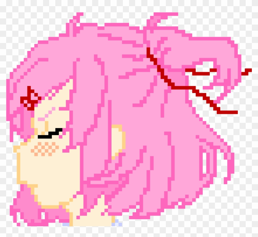 Natsuki Face - Portable Network Graphics Clipart