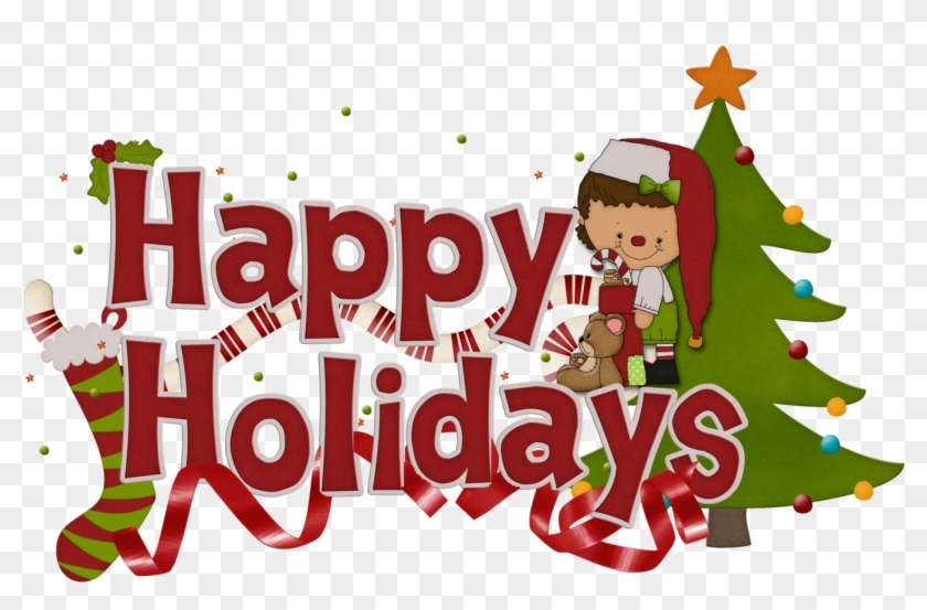 Christmas Holiday Clipart Clipart Collection Holiday - Transparent Happy Holidays Clipart - Png Download