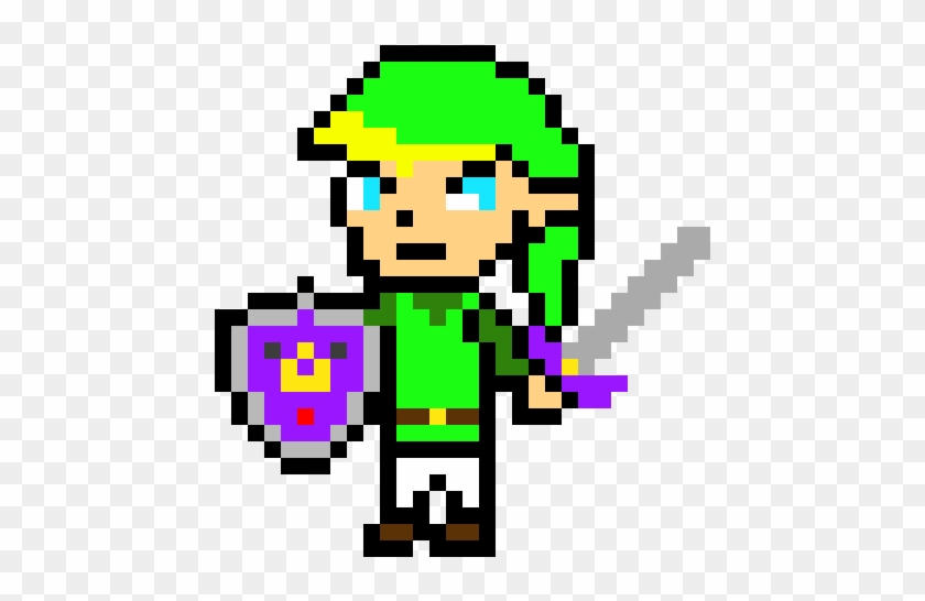 Toon Link - Pixel Art Clipart