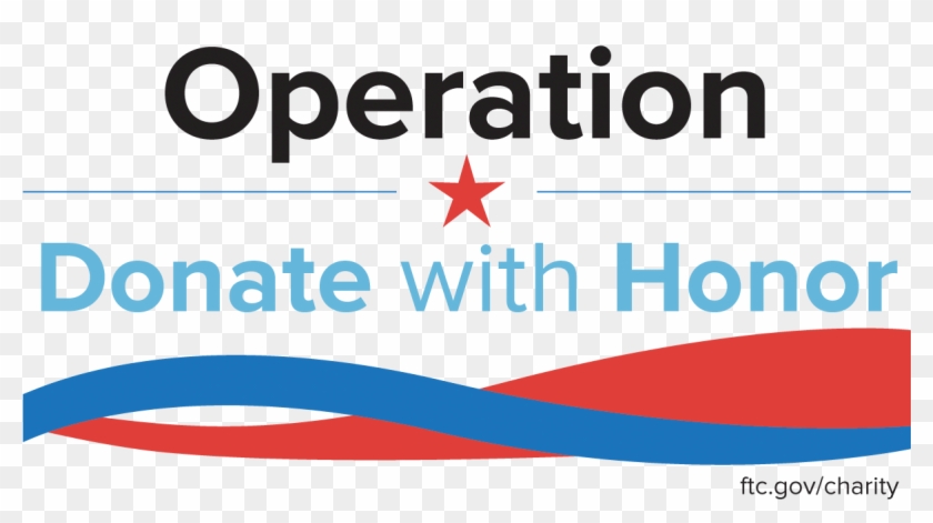 Operation Donate With Honor - Graphic Design Clipart