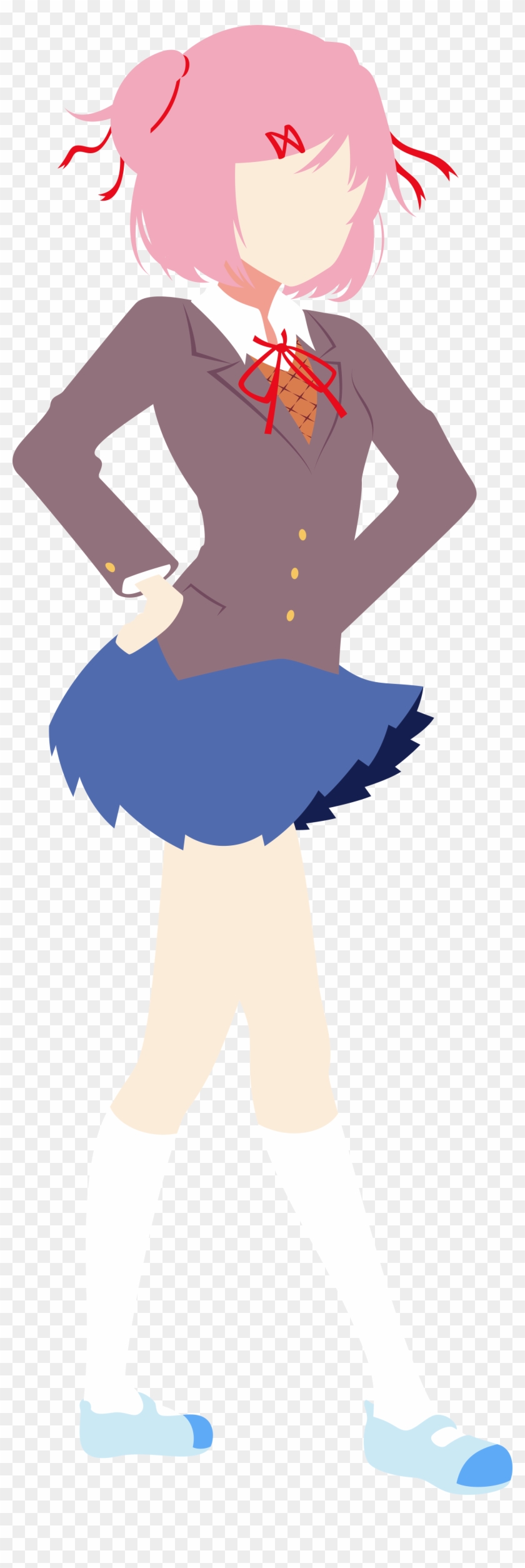 Png - Doki Doki Natsuki Phone Clipart #205881