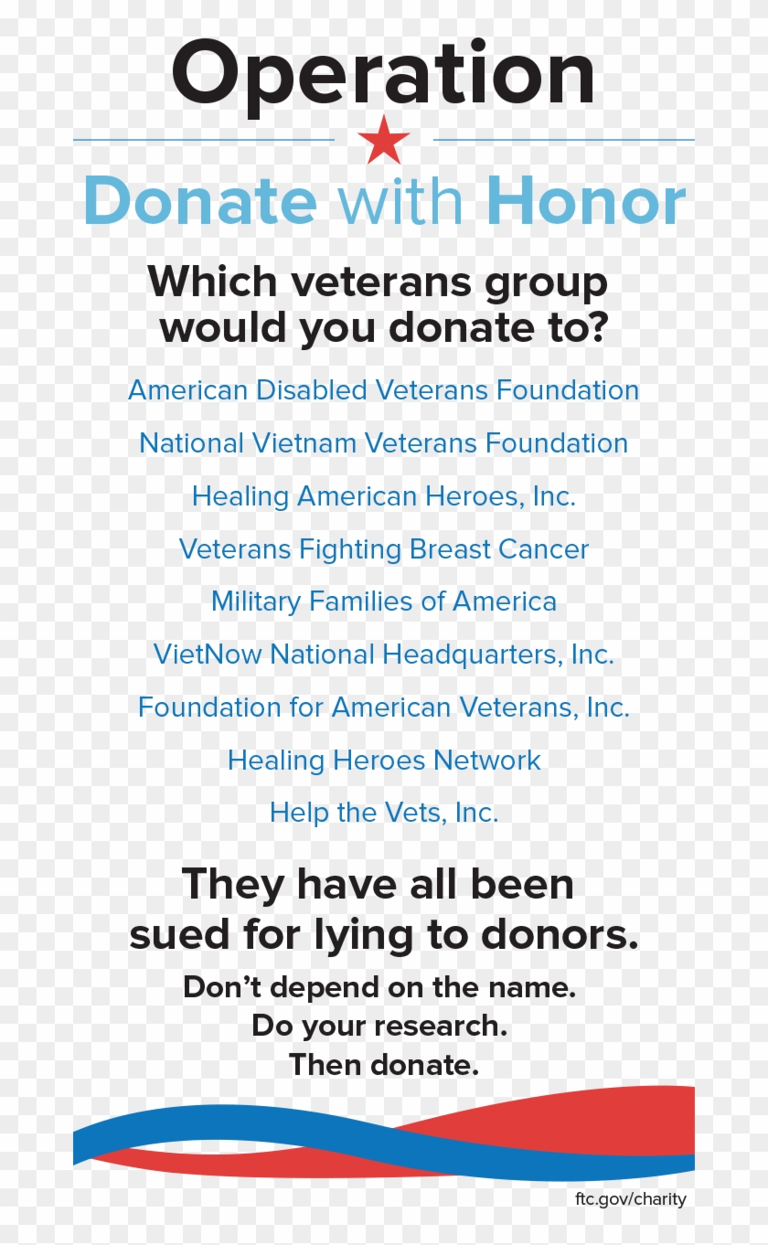 Operation Donate With Honor - State Recently Needed Charity How Can Help Then Clipart