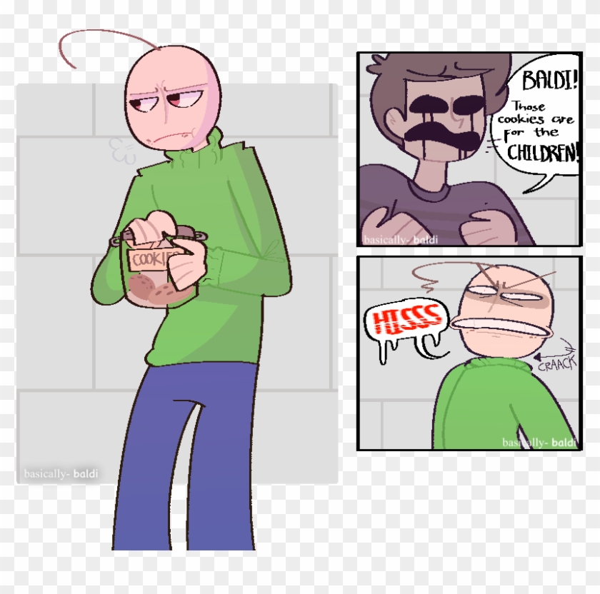 “headcanon Baldi's Casual Wear Is His Sweater, And - Baldi's Basics Basically Baldi Clipart
