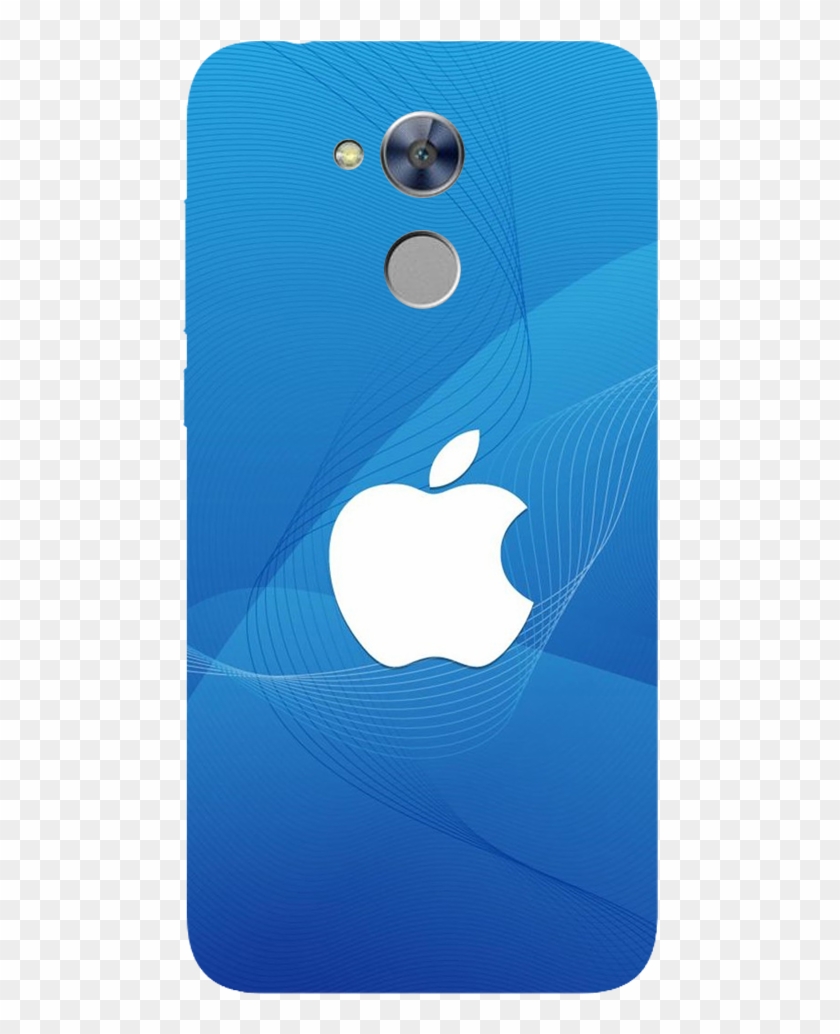 Blue Apple Printed Case Cover For Honor Holly4 By Mobiflip - Iphone Clipart #206215