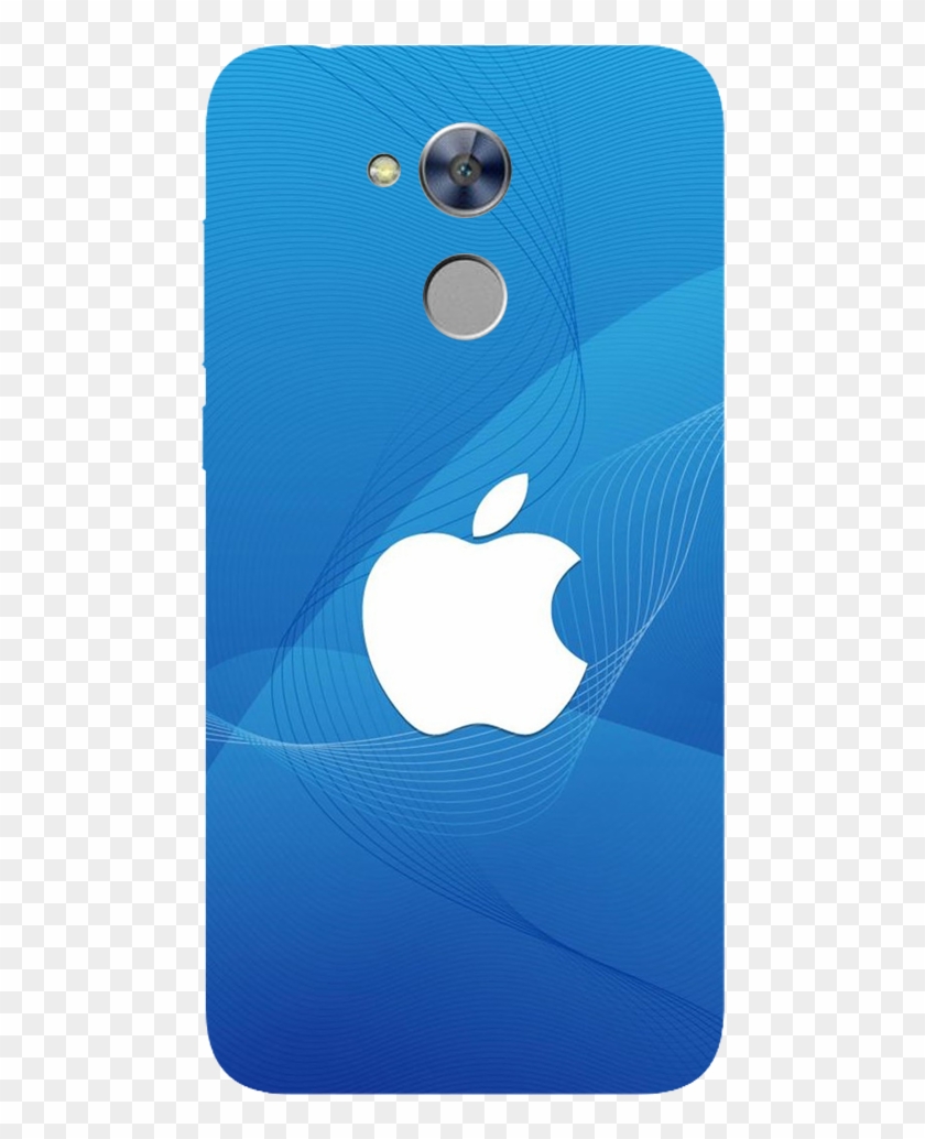 Blue Apple Printed Case Cover For Honor Holly4 By Mobiflip - Iphone Clipart