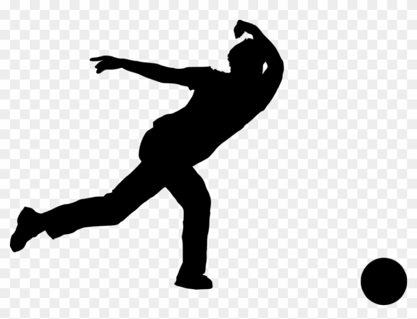 Free Png Sport Bowling Silhouette Png Images Transparent - Silhouette Bowling Png Clipart