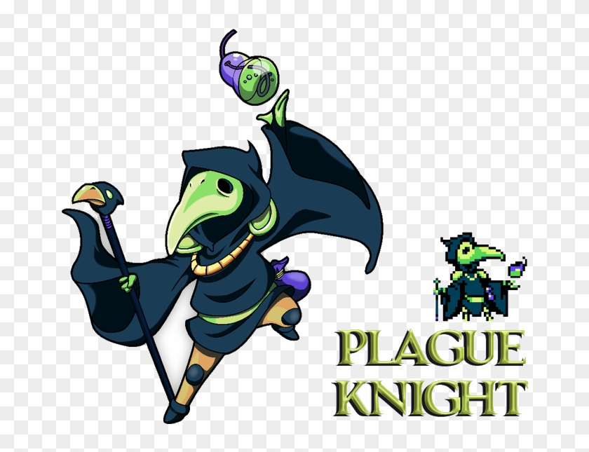 Undefined - Shovel Knight Plague Knight Body Swap Clipart #206353