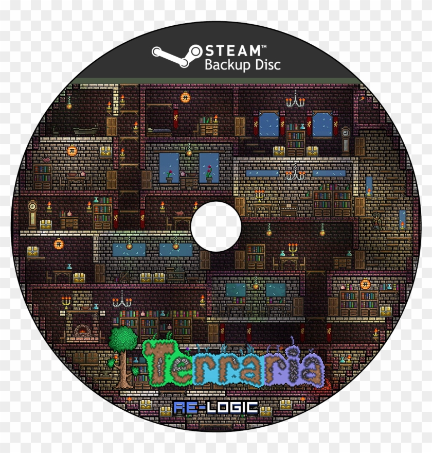 Terraria - Fanart - Disc - Terraria Clipart