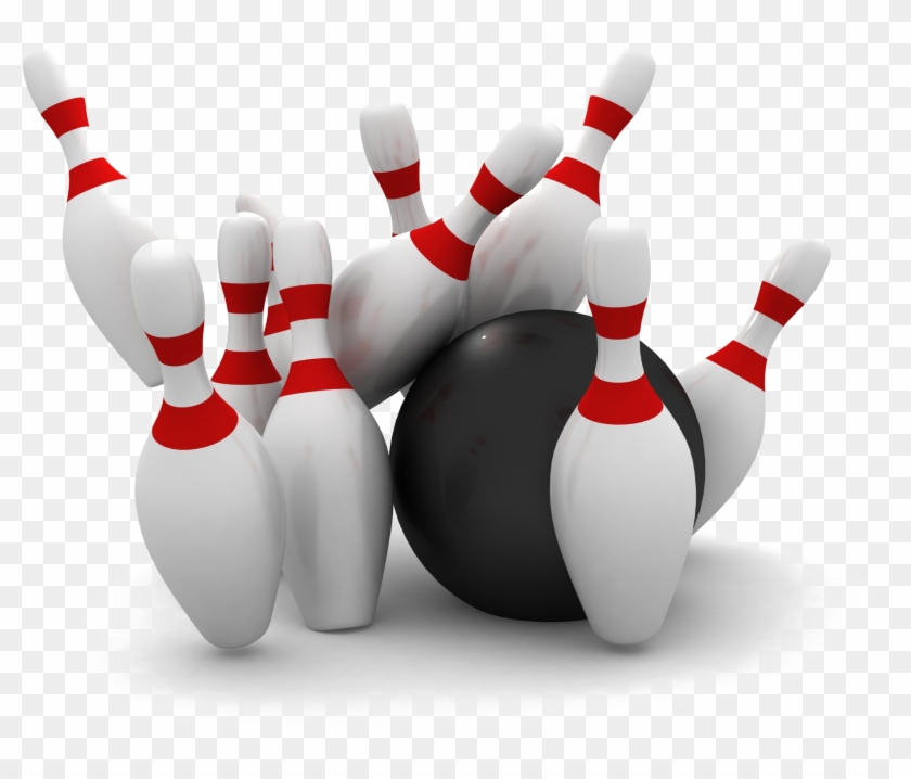 Bowling Strike Free Png Image - Bowling Strike Transparent Background Clipart #206435