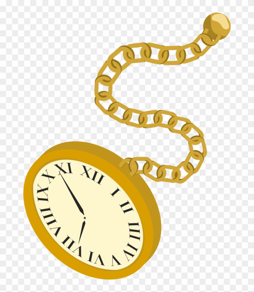 Wonderland Clipart Fob - Alice In Wonderland Clock Png Transparent Png