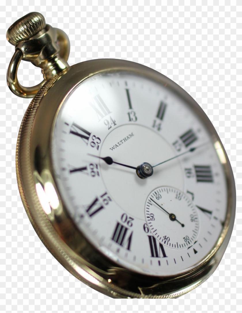Waltham Pocket Watch - Pocket Watch Clipart