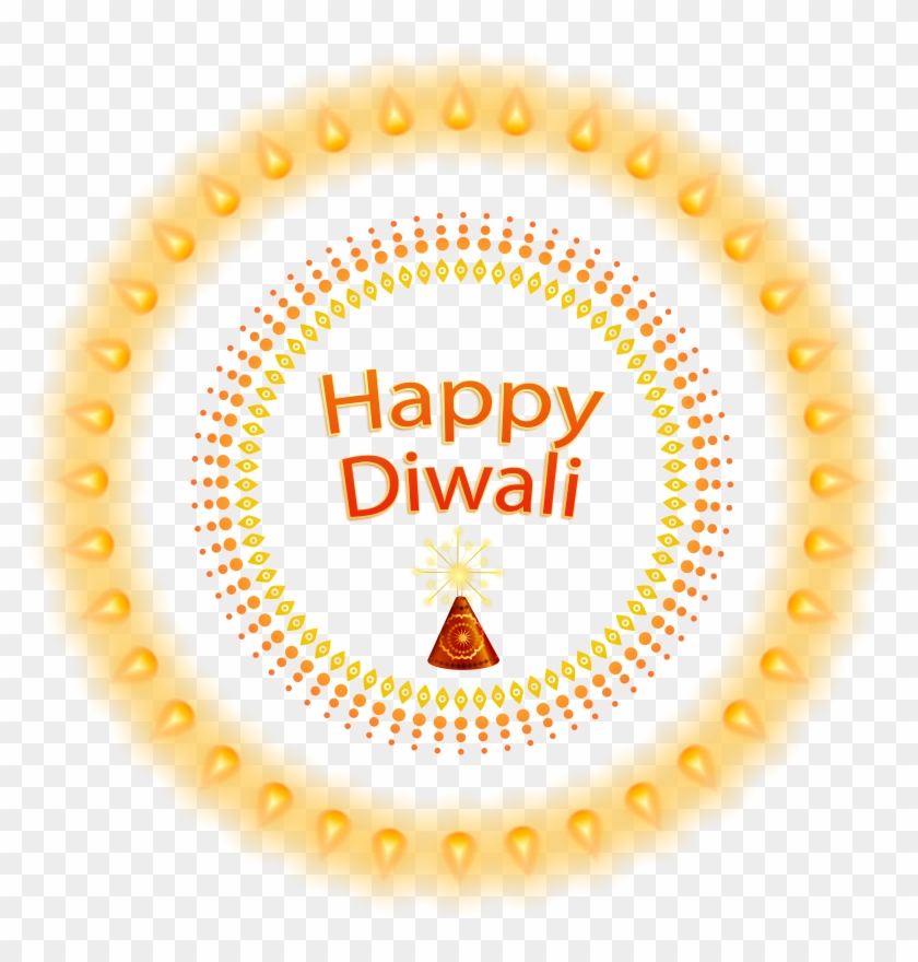 Happy Diwali Decoration Png Image - Happy Diwali Png Text Clipart