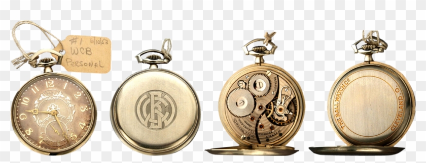 Wcb Pocket Watch - Brass Clipart #206612