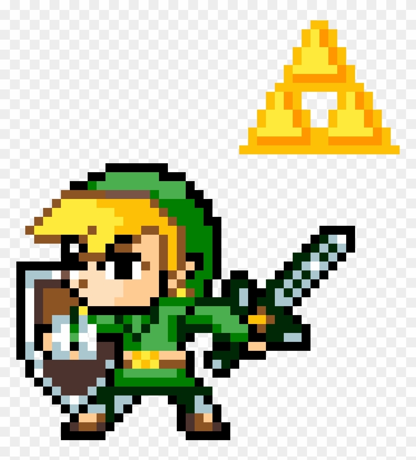 Toon Link - Legend Of Zelda Link 8 Bit Clipart #206648