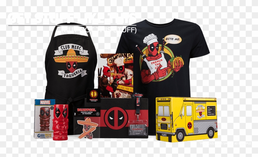 Here's What You Missed In The First Deadpool Crate - Toy Vehicle Clipart