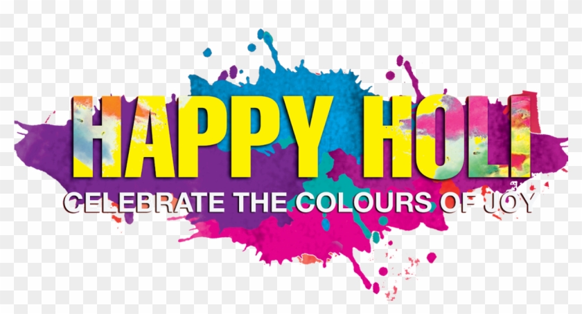 Happy Holi Text Png , Png Download - Happy Holi Text Png Clipart