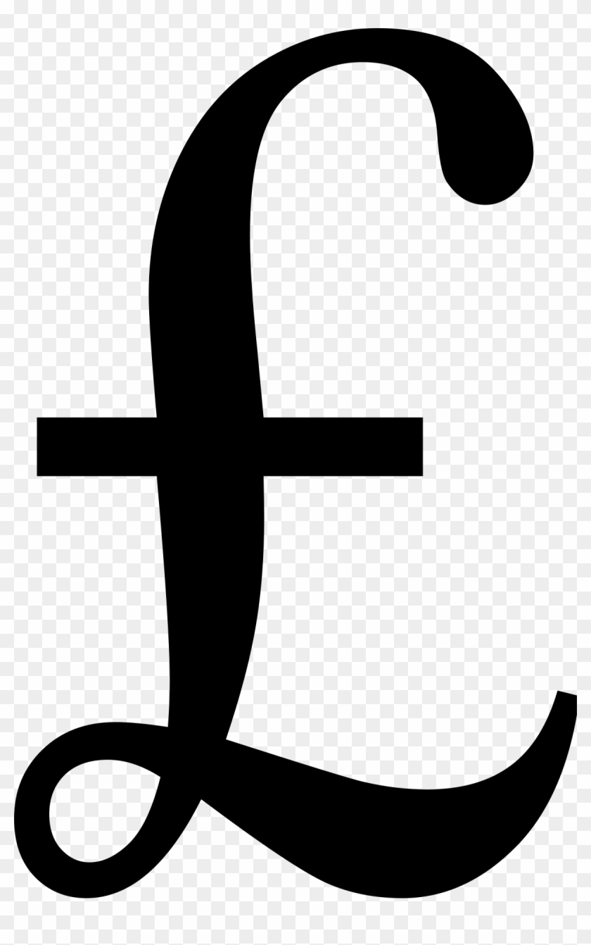 £ - Wiktionary - Pound Sign Clip Art - Png Download