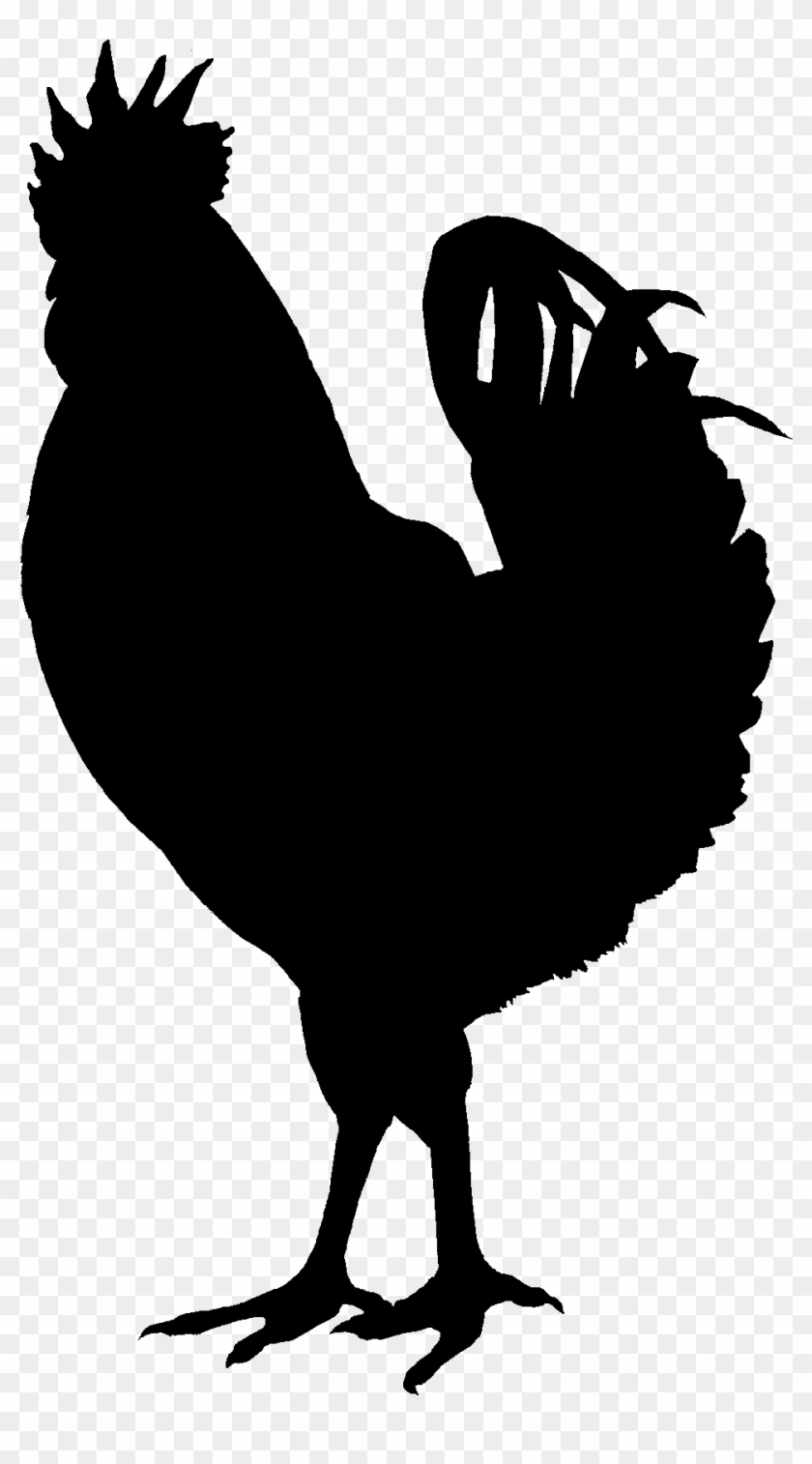 Chicken Silhouette Png Clipart #207698