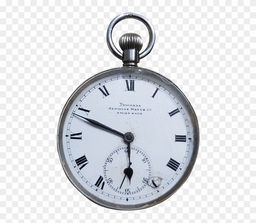 Progress Meridian Pocket Watch - Clock Clipart #207699