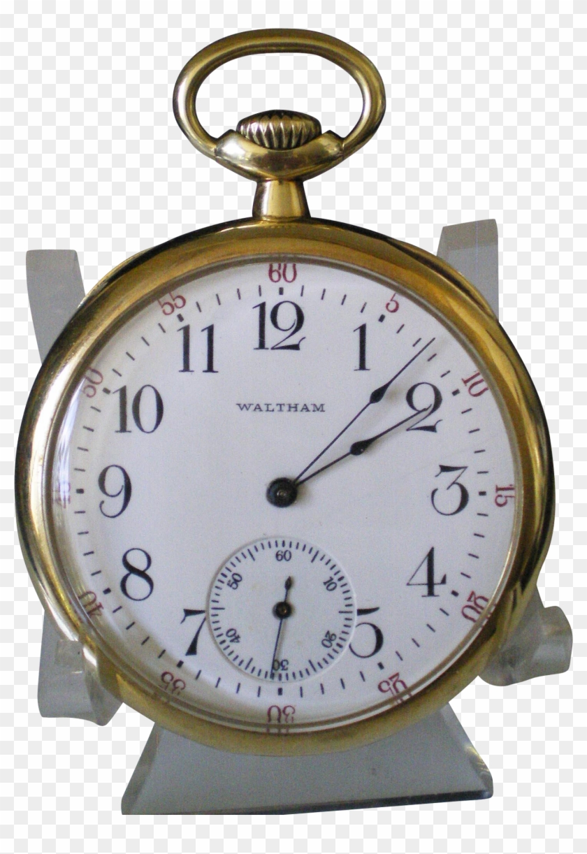 C1919 Waltham 19 Jewel Riverside 14k Solid Gold Pocket - Pocket Watch Clipart