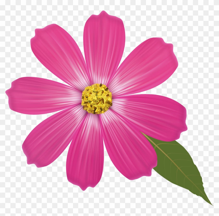 Pink Flower Png Clipart - Pink Flower Clipart Png Transparent Png #207812