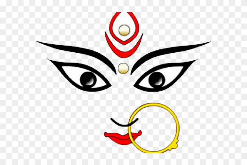 Goddess Durga Maa Png Transparent Images - Maa Durga Eyes Gif Clipart