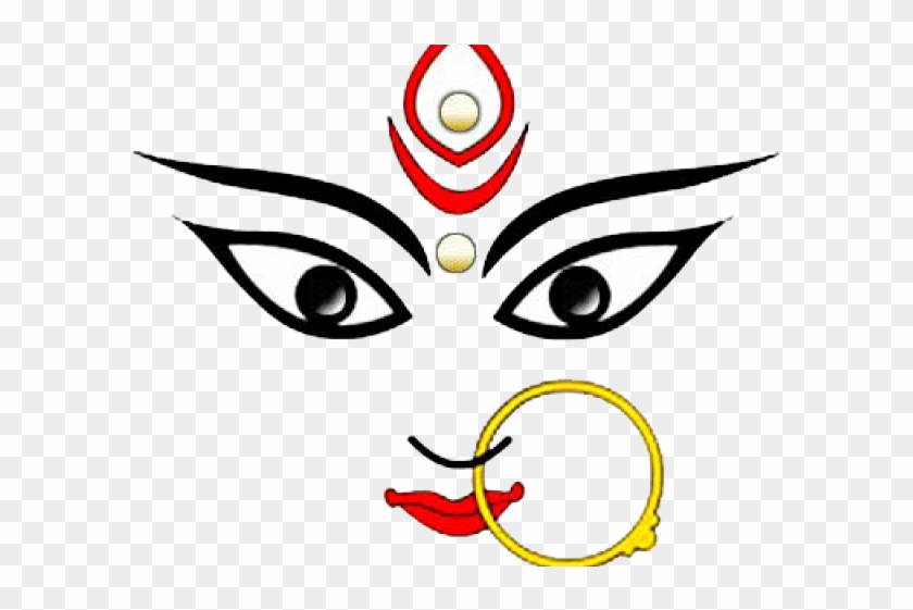 Goddess Durga Maa Png Transparent Images - Maa Durga Eyes Gif Clipart #208002