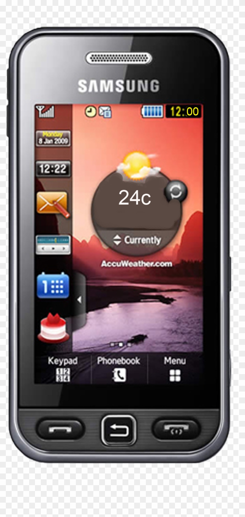 Samsung Mobile Phone Png Pic Png Image - Samsung Star Clipart