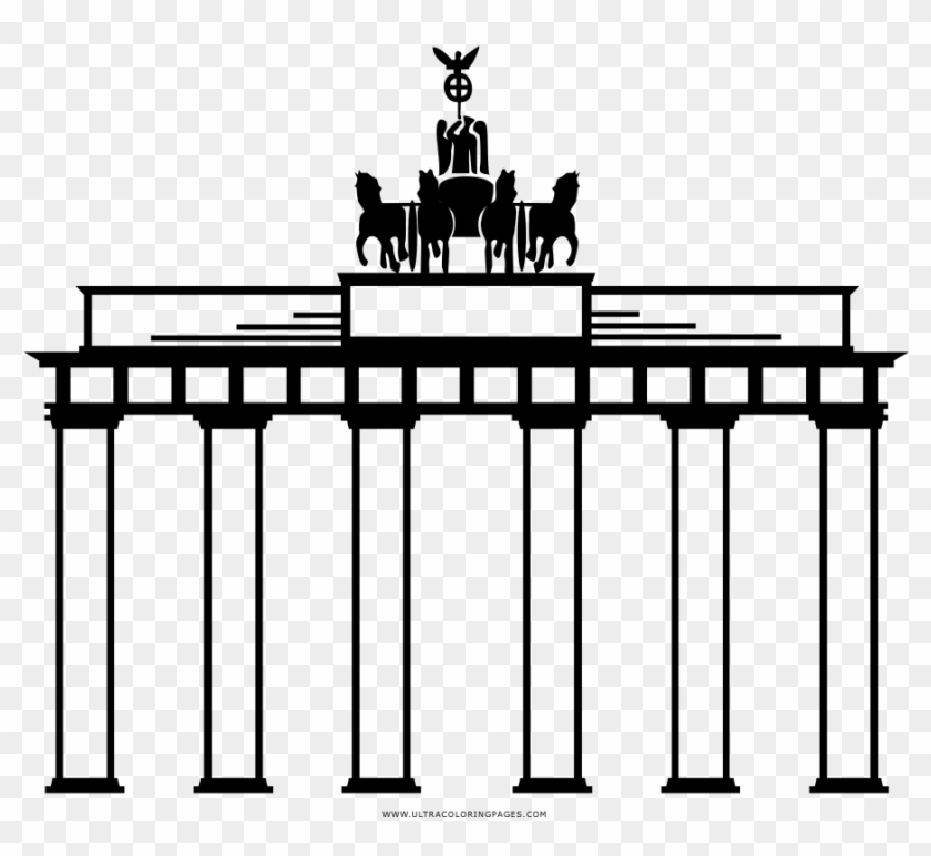 Brandenburger Tor Ausmalbilder - Brandenburger Tor Transparent Clipart #208174