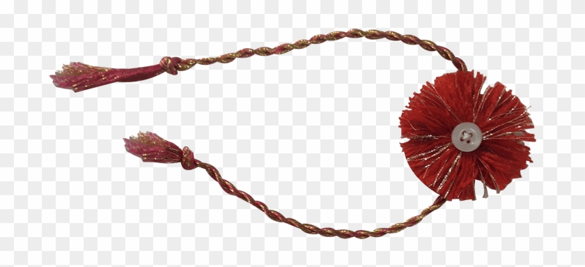 Trash To Cash Handmade Red Tassel Rakhi - Gerbera Clipart #208231
