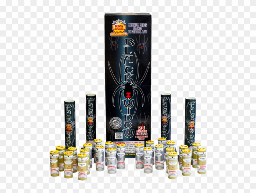 Black Widow Fireworks Clipart