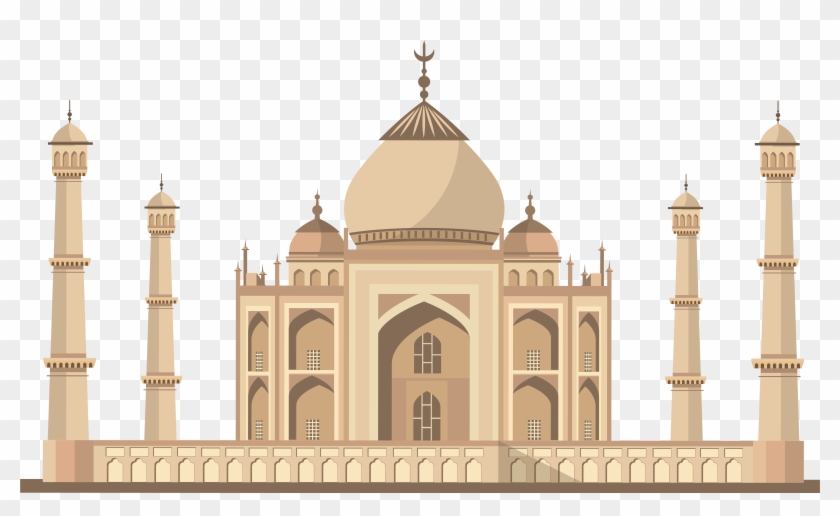 Taj Mahal India Png Clip Art - Taj Mahal Transparent Png #208370