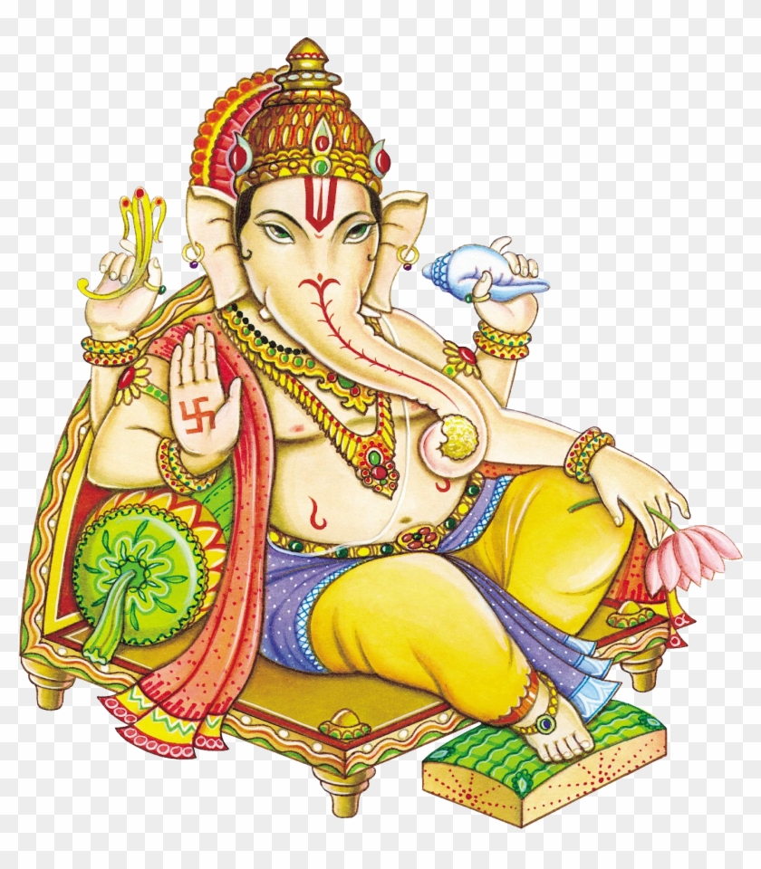 Ganesh Transparent Background - Sri Ganeshaya Namaha In Hindi Clipart