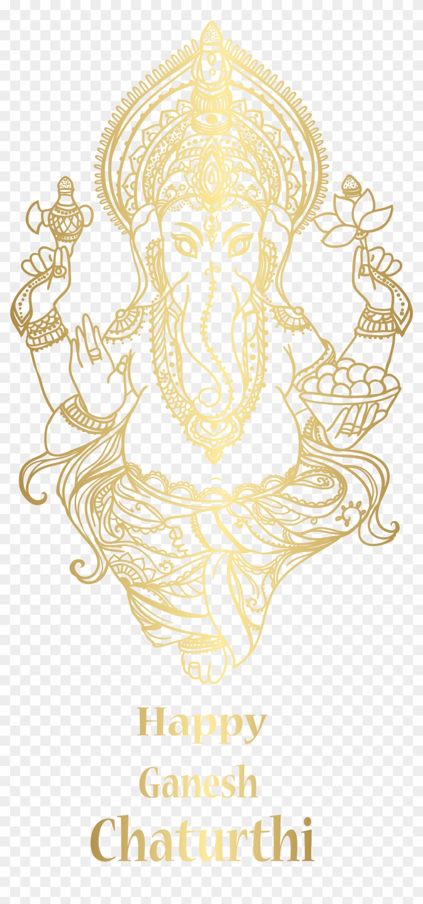 Happy Ganesh Chaturthi Clipart #208550