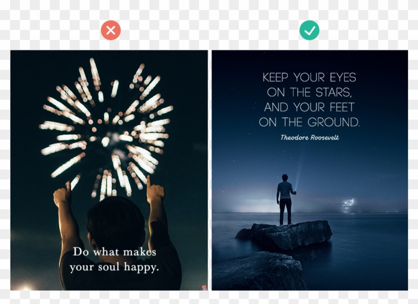 How To Add Text To Images Quick Tips For Creating Social - Keep Your Eyes On The Stars And Your Feet On The Ground Clipart