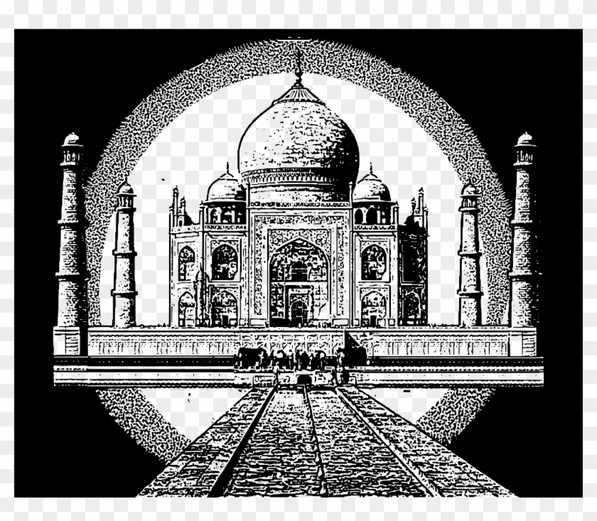 Open - Taj Mahal Clipart #208849