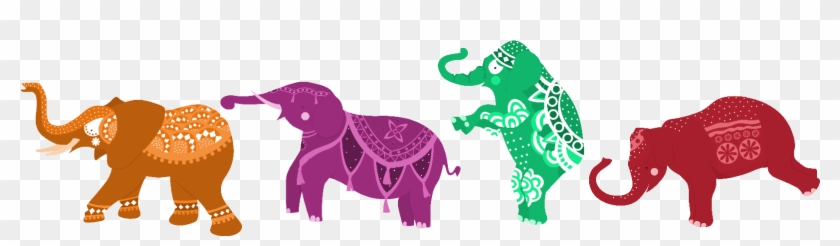 Greeting Cards Diwali Elephant - Deepavali Elephant Png Clipart #208951