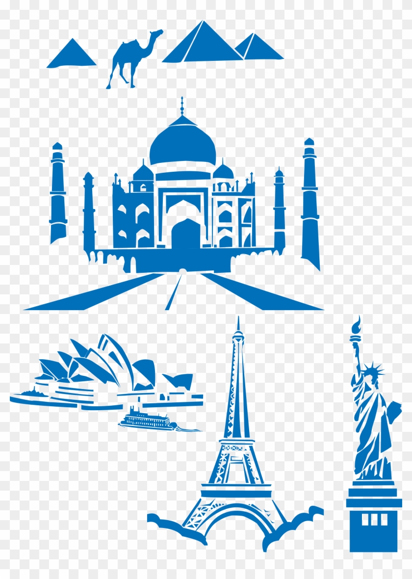 Open - Seven Wonders Of The World Png Clipart