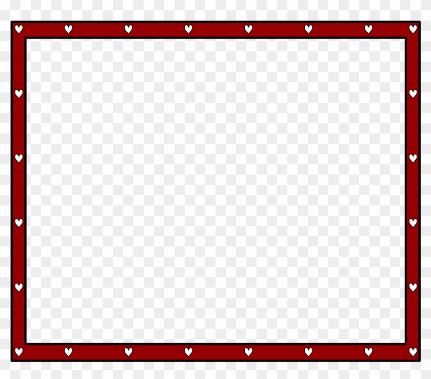 This Free Icons Png Design Of Border Redblack-hearts4x3 Clipart